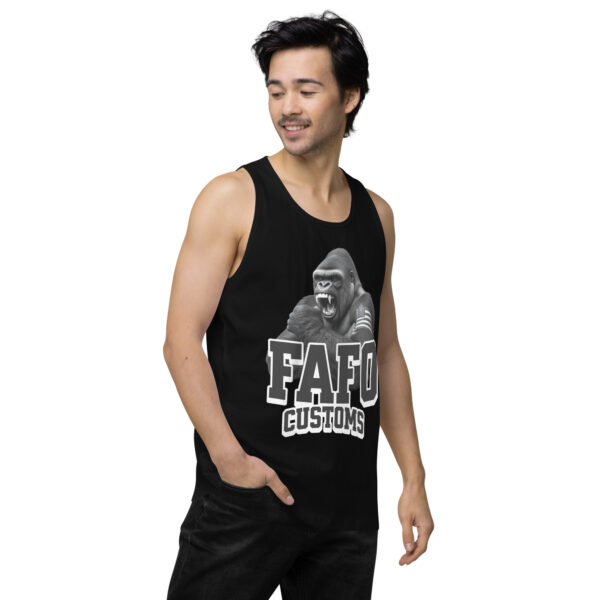 Men’s FAFO Blk tank top - Image 3