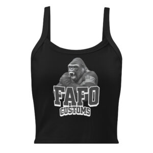 FAFO Women’s micro-rib tank top
