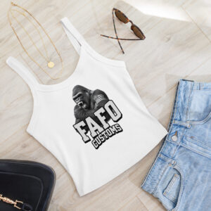 FAFO Women’s micro-rib tank top